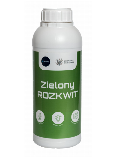 Zielony Rozkwit 1000ml naturalny stymulator kwitnienia  mikrobiologiczny preparat na obfite kwiaty  bioaktywator dla pelargonii i surfinii