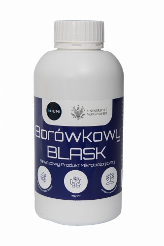 Borówkowy blask bioaktywator wzrostu borówek naturalna odżywka do krzewów jagodowych probiotyk glebowy pod borówki