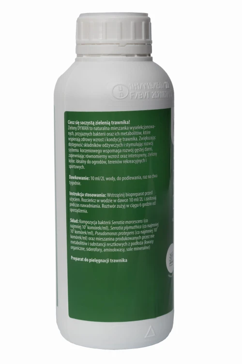 Zielony dywan mikrobiologiczny preparat do regeneracji trawnika naturalny nawóz do zniszczonego trawnika
