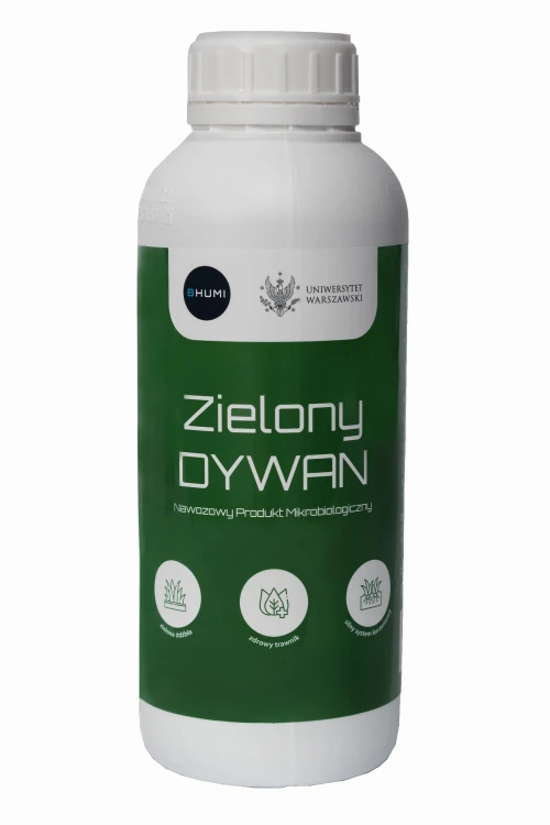 Zielony dywan mikrobiologiczny preparat do regeneracji trawnika naturalny nawóz do zniszczonego trawnika